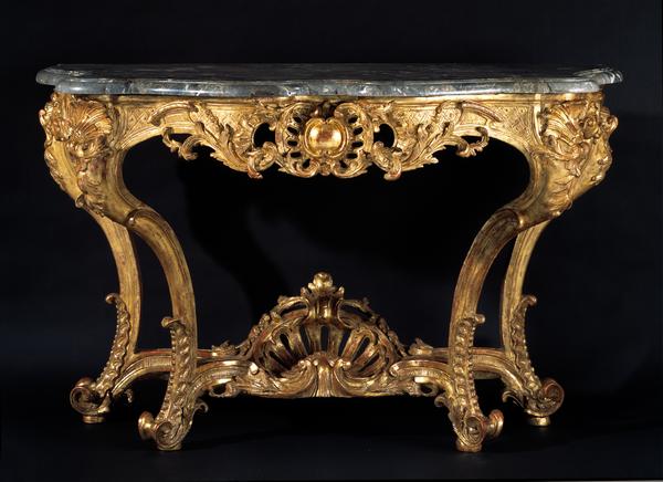 console table,french,paris,régence,giltwood,rococo,table,dining table