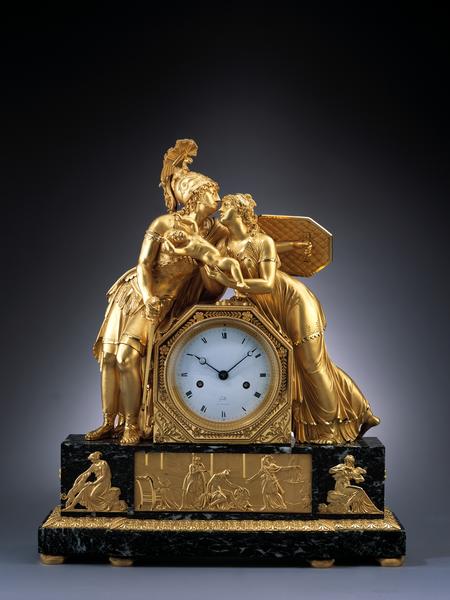 Mantel clock,table clock,ormolu,bronze,Claude Galle,French,empire,antique,clock,cartel clock
