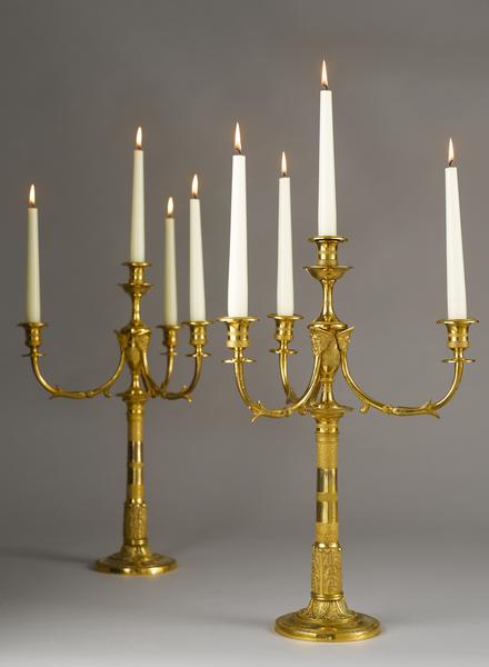 gilt bronze,girandoles,ormolu,berlin,german,werner & mieth,candelabra,chandelier,candlesticks
