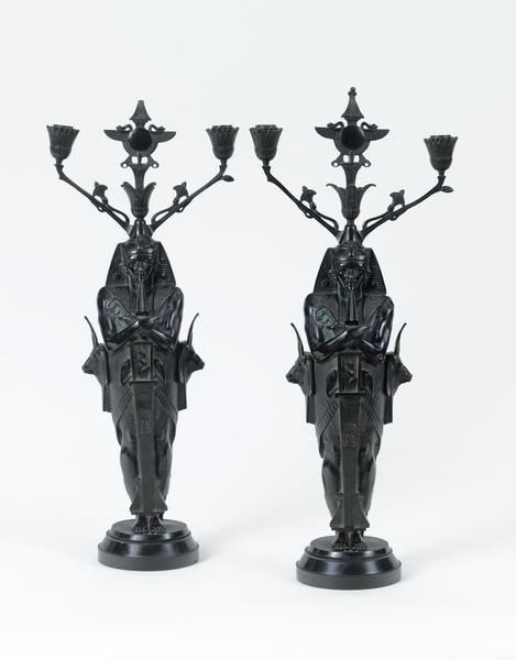 Candelabra,girandoles,egyptian revival,bronze,chandelier,candelabra,candlesticks,scones,pair,wall-lights,hall lantern