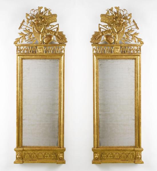 pair,wall mirrors,pier mirrors,giltwood,italian,italy,Giovan Battista Dolci,mirror,wall mirror,pier mirror,looking glass,cheval mirror,girandole mirror,overmantel mirror,trumeau mirror,neoclassical