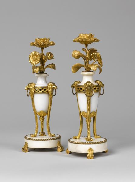 candlesticks,candelaber,louis XVI,18th century,bronze,marble,chandelier,candelabra,candlesticks,scones,pair,wall-lights,hall lantern,hanging lantern,torchere,suspension,cut-glass