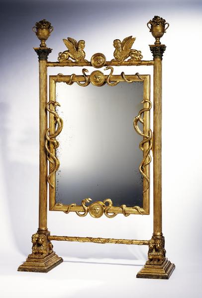 Cheval mirror,baltic,sweden,empire,egyptian revival,dressing mirror,psyché,mirror,wall mirror,pier mirror,looking glass,cheval mirror,girandole mirror,overmantel mirror,trumeau mirror,neoclassical