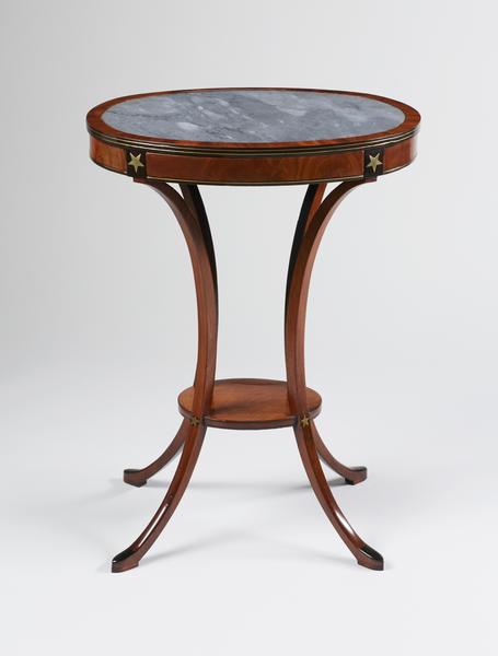 Jean Joseph Chapuis,guéridon,side table,oval,mahogany,table,dining table,serving table,centre table,console table