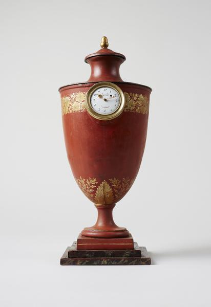 night clock,japanned,stobwasser,german,berlin,brunswick
