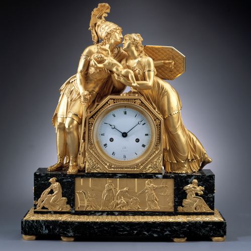Image: Empire Mantel Clock, signed: Galle, rue Vivienne à Paris  (Clocks, Ref. 1130)