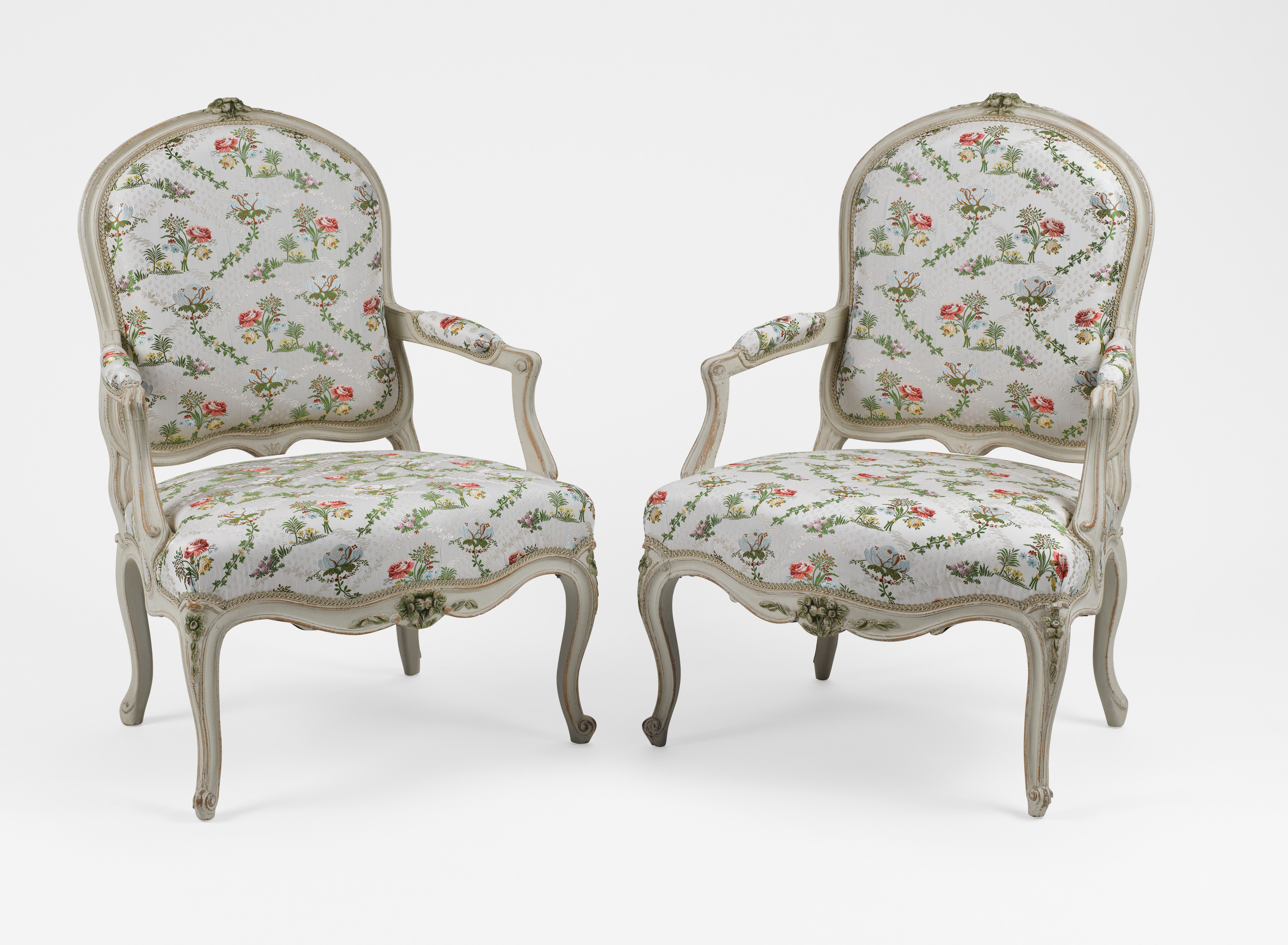 Image: A Pair of Rococo Armchairs, so-called ’Fauteuil à la Reine’  (Seating Furniture, Ref. 1203)