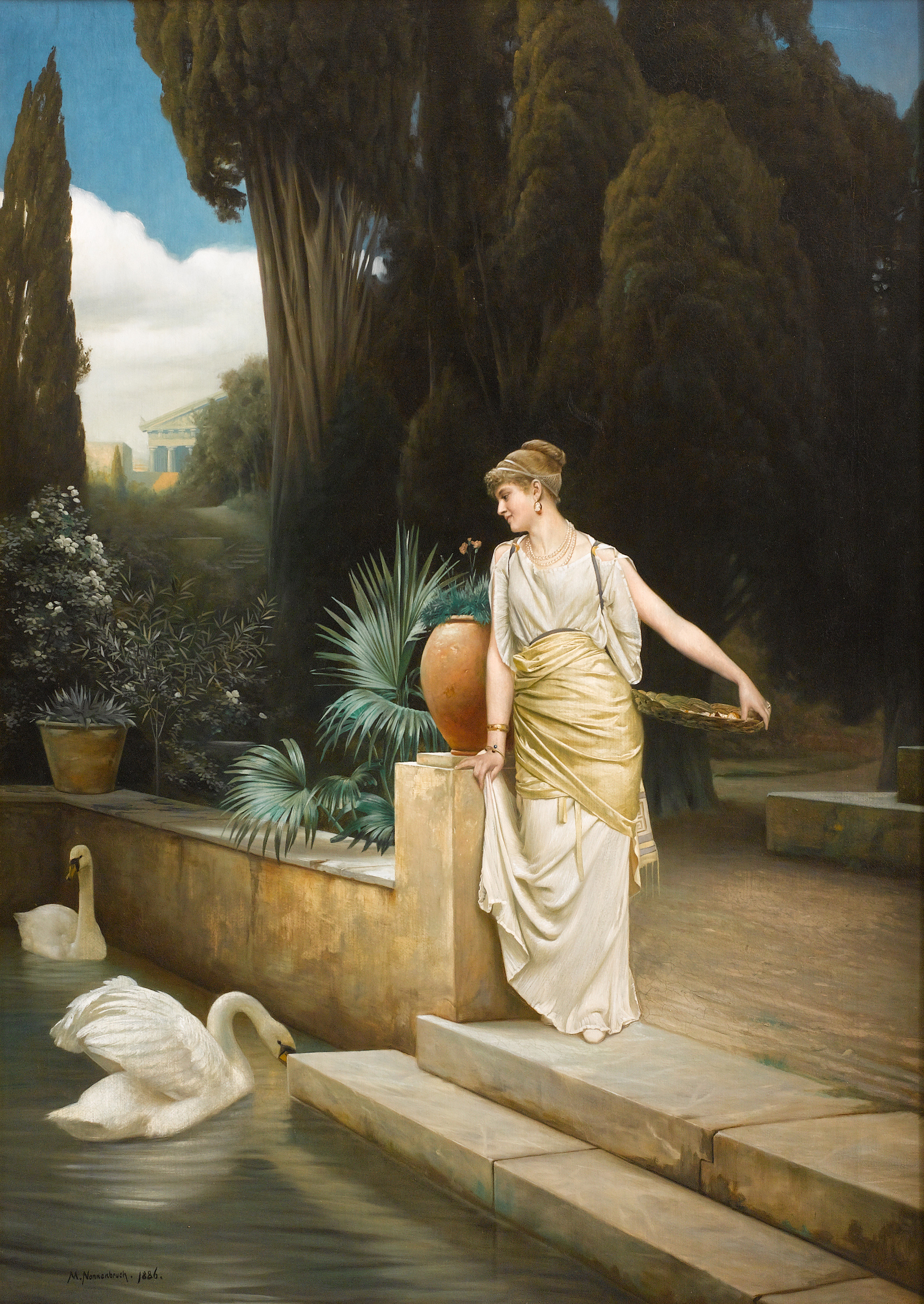 Image: Max Nonnenbruch, Temple Servant  (Sculptures & Paintings, Ref. 1338)