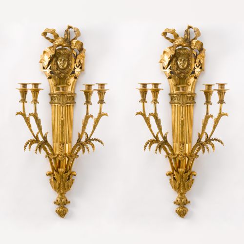 Image: A Set Of Four Empire Scones (Lighting, Ref. 1405)