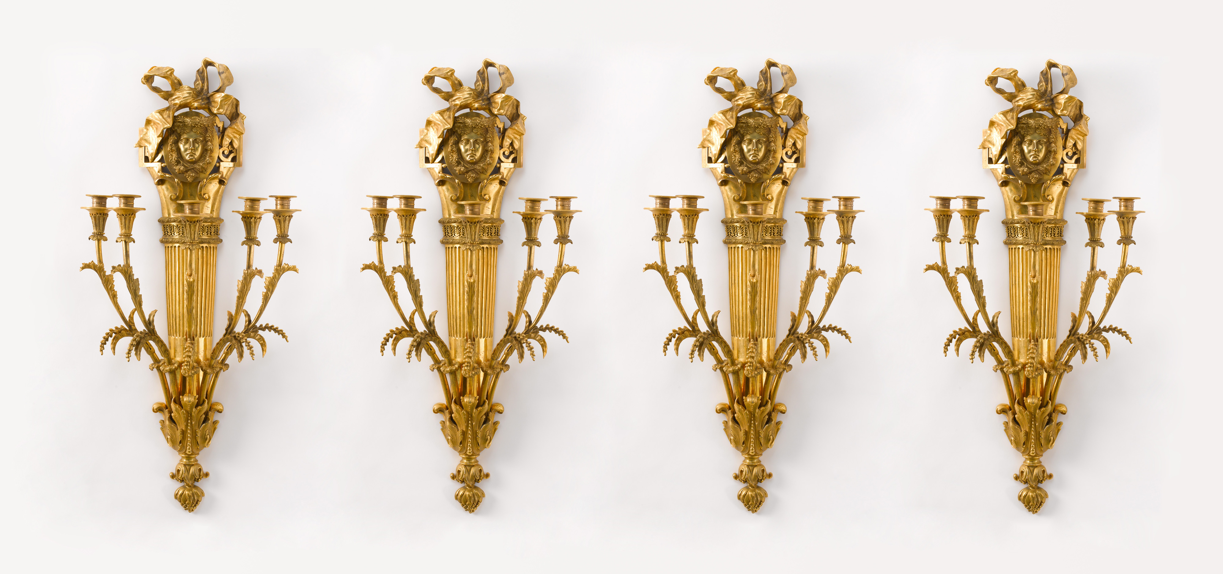 Image: A Set Of Four Empire Scones (Lighting, Ref. 1405)