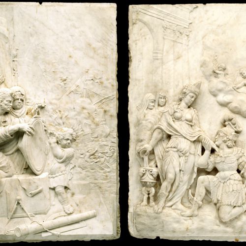 Image: Bartholomäus Eggers, attributed, Two Reliefs  (Sculptures & Paintings, Ref. 1462)