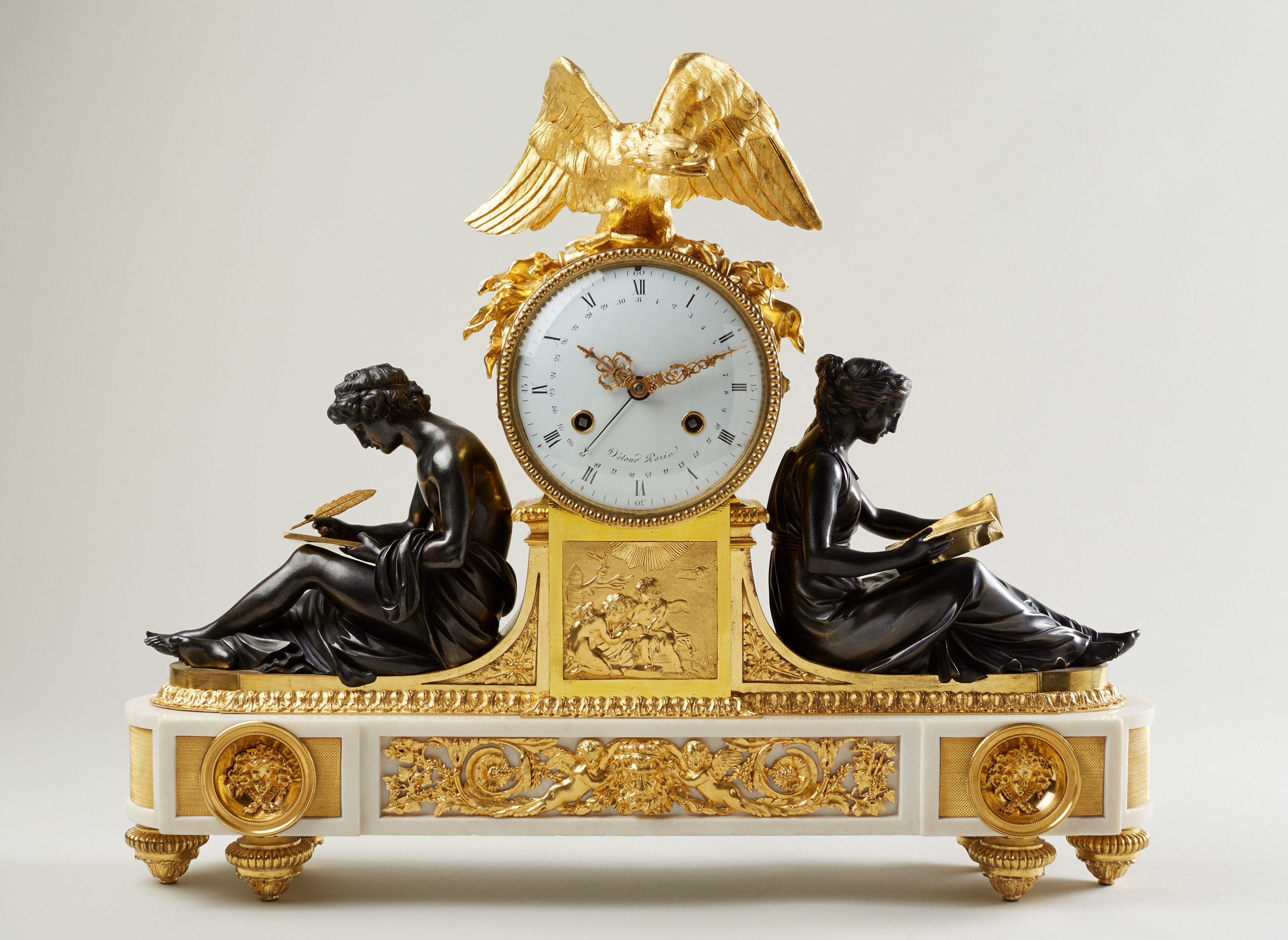 Image: Louis XVI Ormolu Mantel Clock ,  after a model of François Rémond  (Clocks, Ref. 1524)