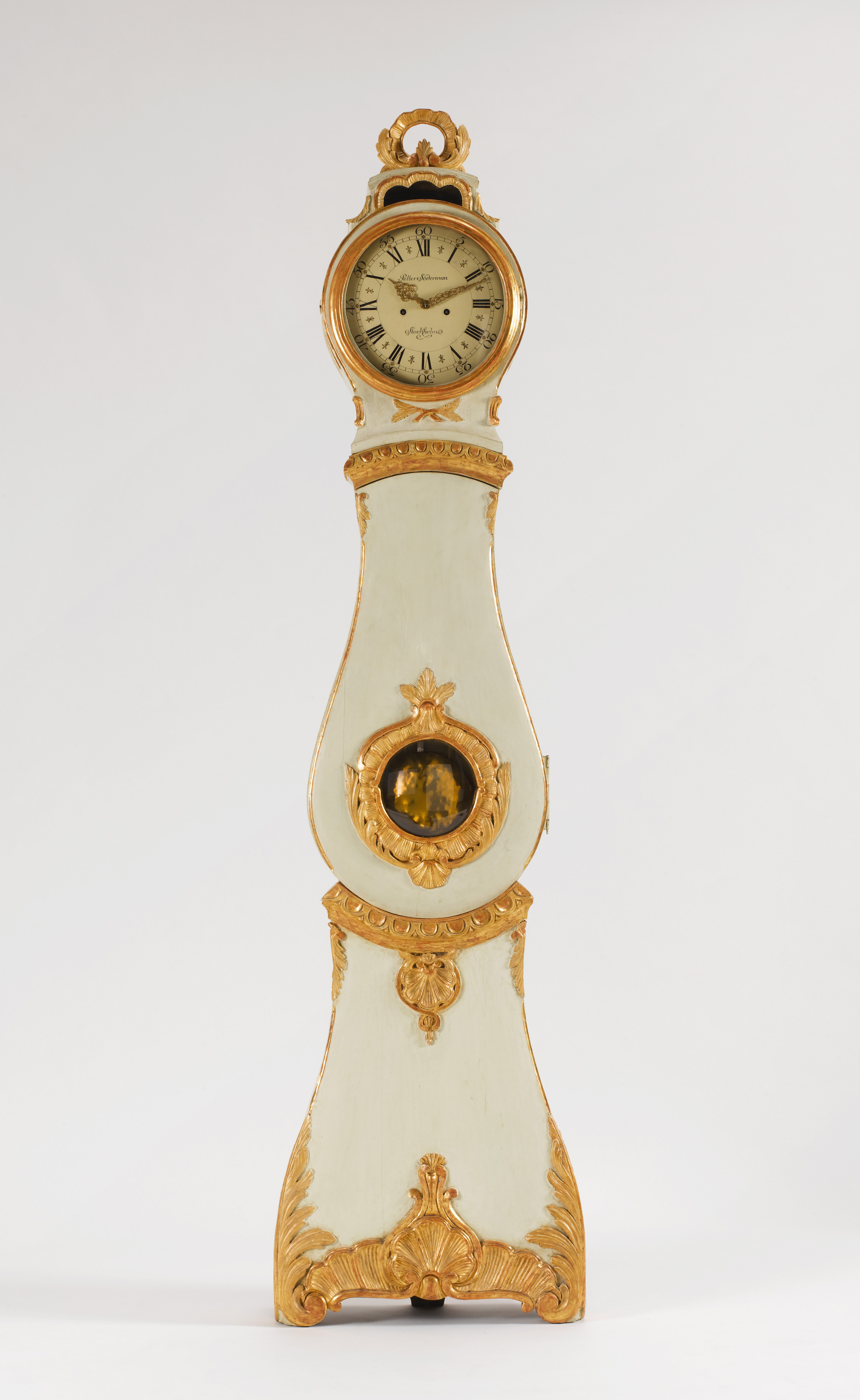 Image: Rococo Longcase Clock, signed: Petter Södermann Stockholm (1740-1813)  (Clocks, Ref. 1542)