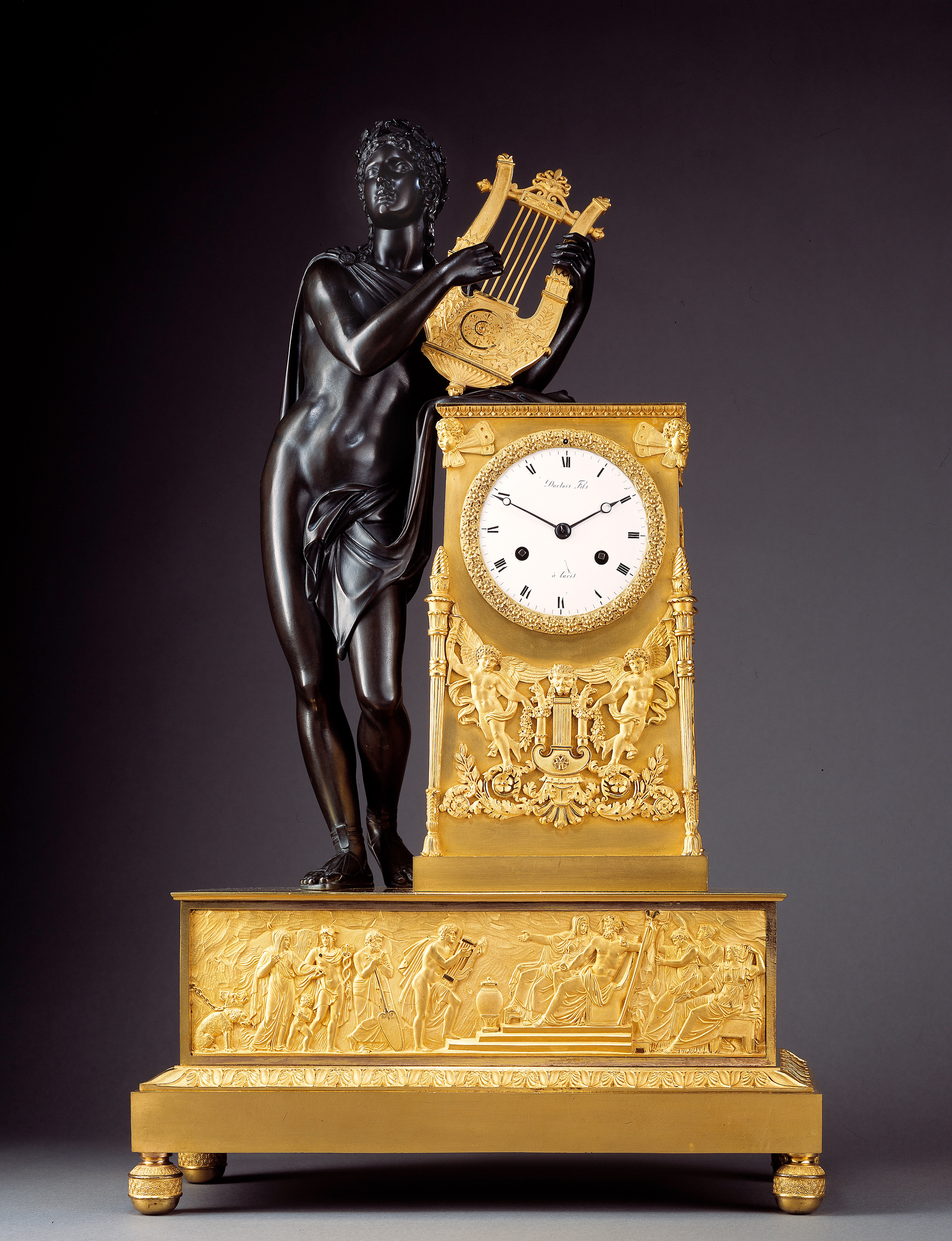 Image: Empire Mantel Clock, Apollo playing the Lyre  (Clocks, Ref. 1619)
