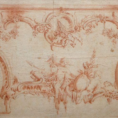 Image: Johann Michael Hoppenhaupt d. Ältere (1709-1755), Design Drawing for a Console Table  (Drawings, Ref. 1773)