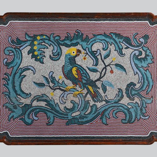 Image: Glass Bead Decorated Centre Table, Johann Michael van Selow  (Tables, Ref. 1861)