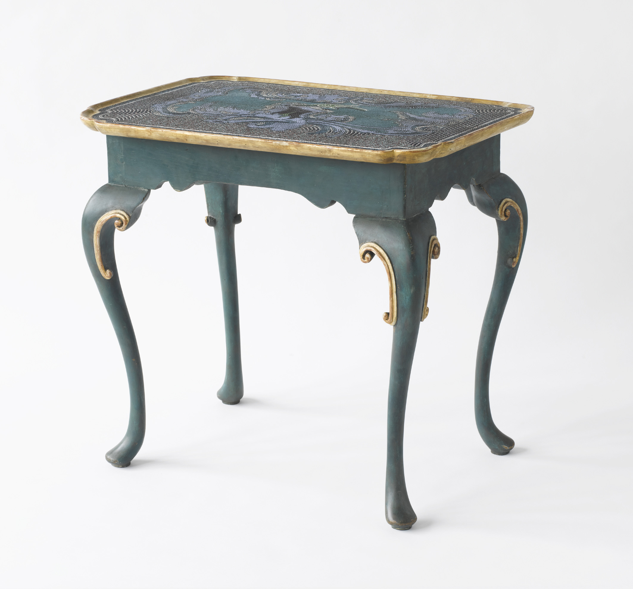Image: Glass Bead Decorated Centre Table, Johann Michael van Selow  (Tables, Ref. 1913)