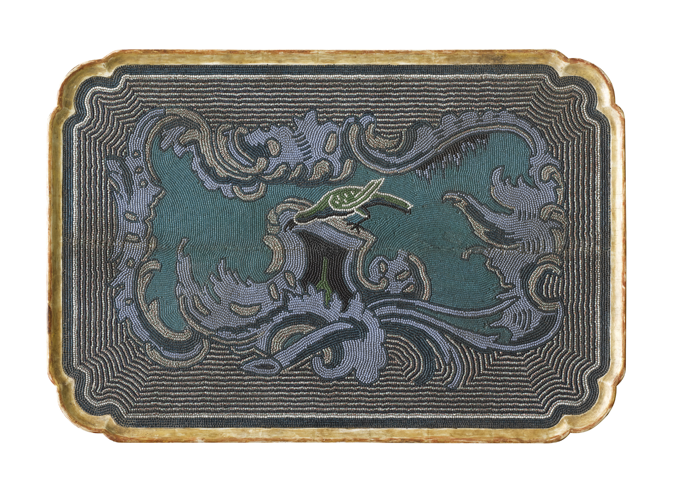 Image: Glass Bead Decorated Centre Table, Johann Michael van Selow  (Tables, Ref. 1913)