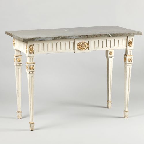Image: Neo-classical Danish White Painted Console Table (Tables, Ref. 1918)