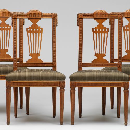 Image: Set of Four Side Chairs, Circle of the workshop of David Roentgen  (Seating Furniture, Ref. 1928)