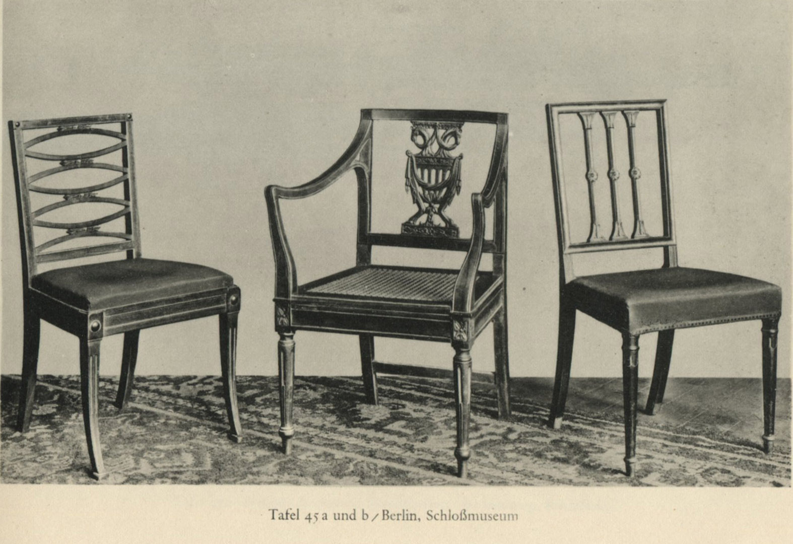 Image: Pair of Side Chairs, Anonymous, circle of Carl Gotthard Langhans (1732-1808) or Johann Ephraim Eben (1748-1805).   (Seating Furniture, Ref. 2012)