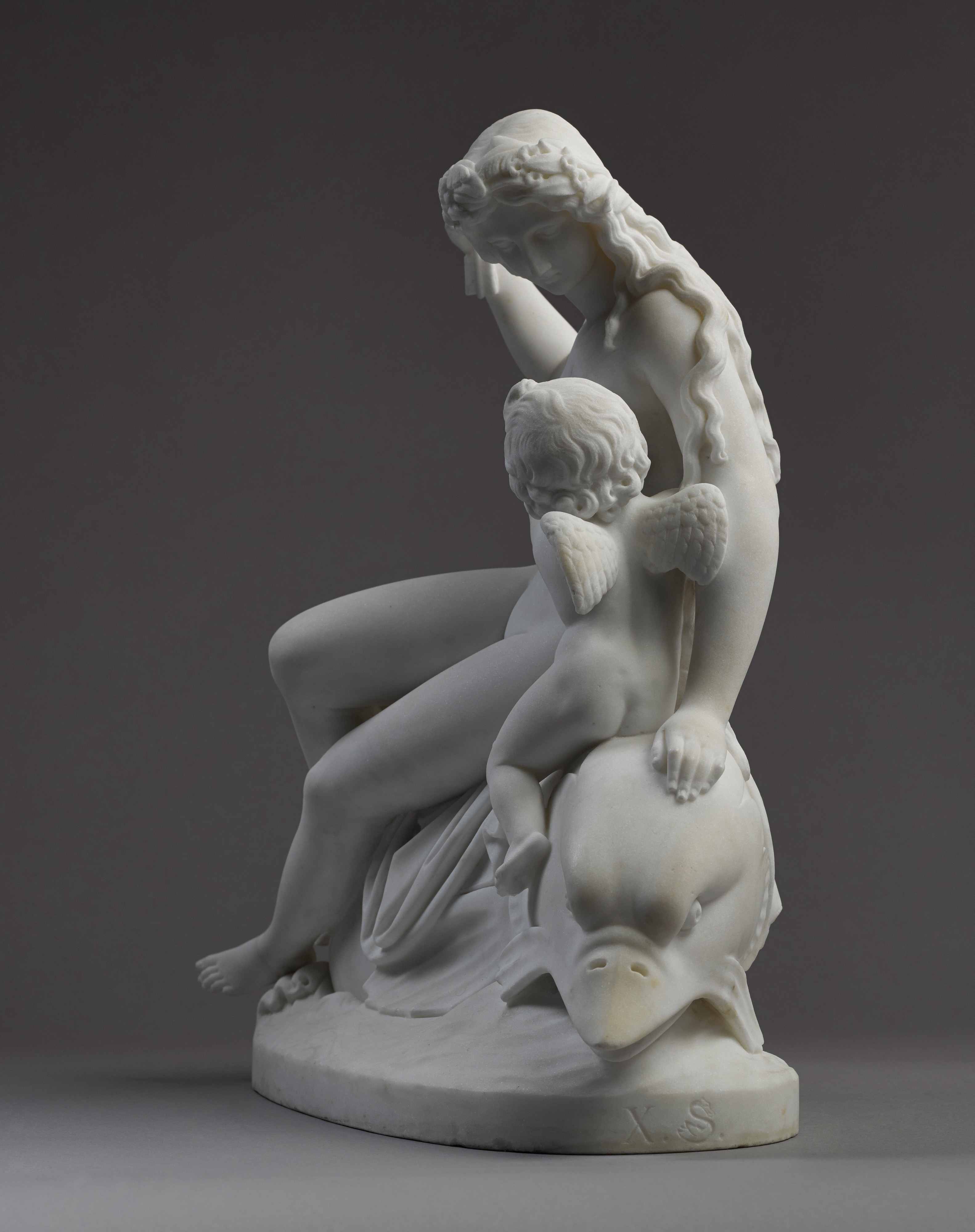 Image: Franz Xaver Schwanthaler, Venus disarms Cupid  (Sculptures & Paintings, Ref. 2013)