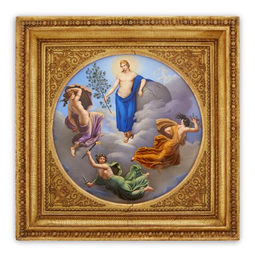 Image: Important Porcelain Plaque, Friedrich Janecke  (Ceramics, Ref. 2033)