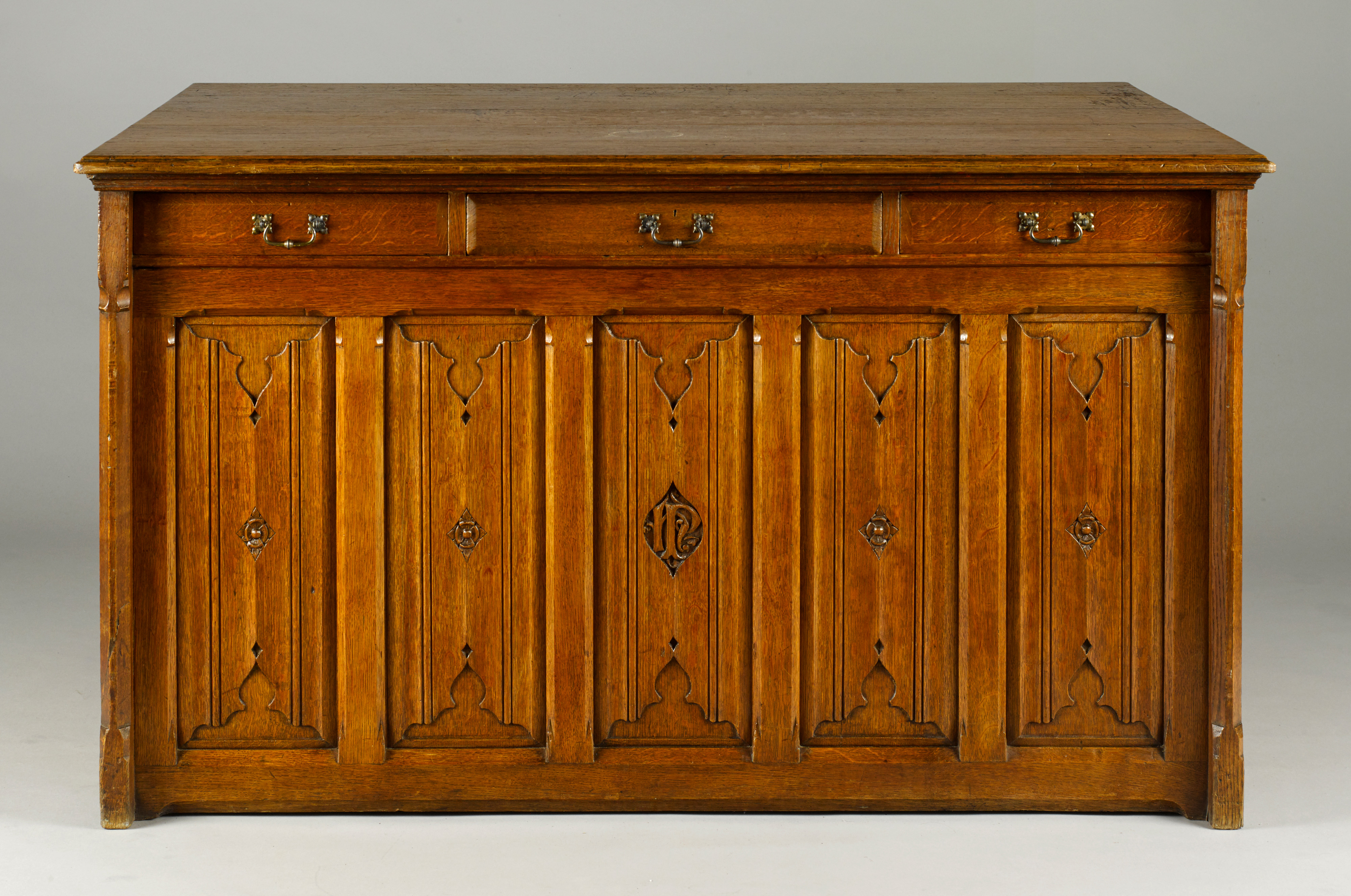 Image: Gothic Revival Library Plan Chest (Cabinet Furniture, Ref. 2146)