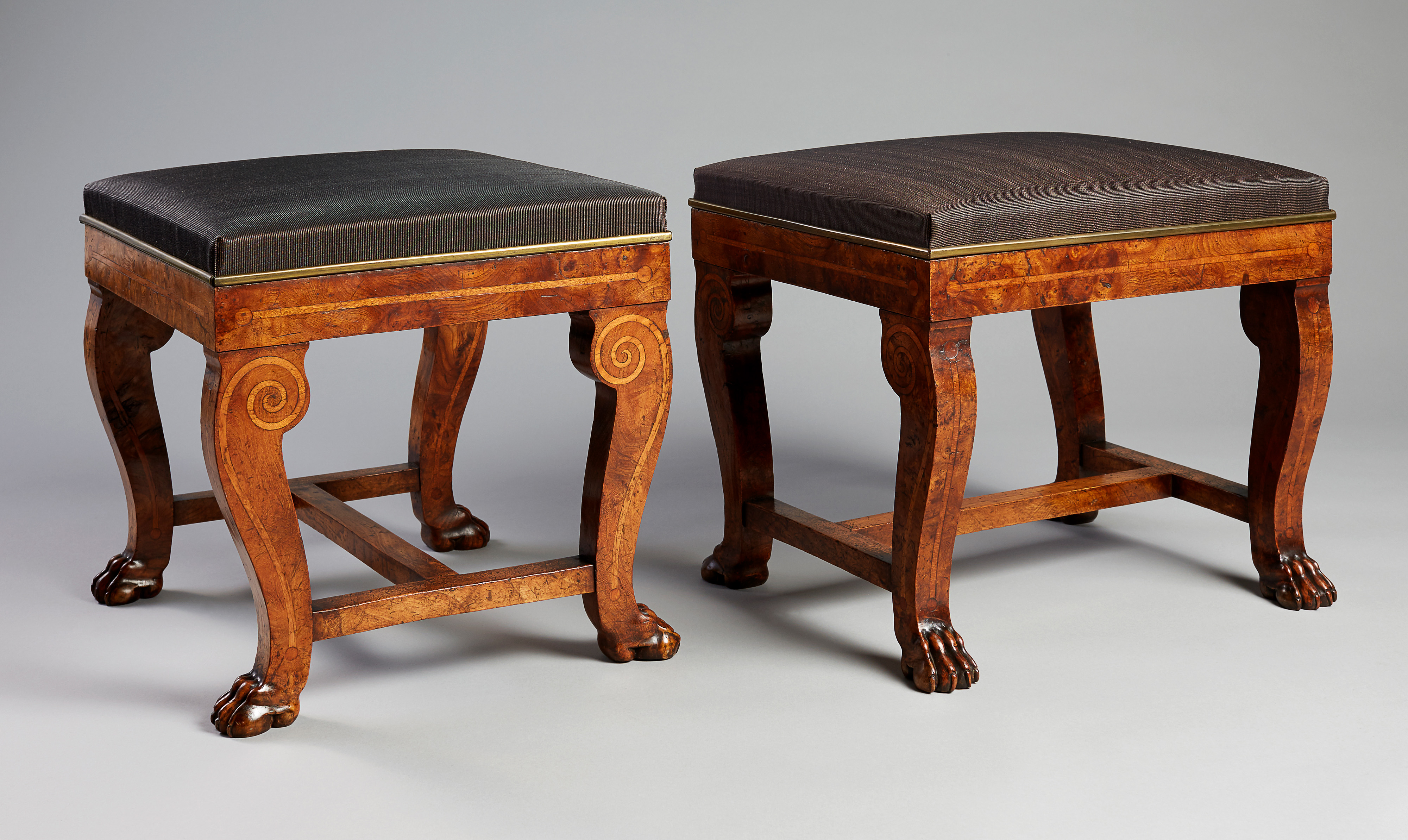 Image: Pair of Empire Stools (Tabourets), François-Honoré-Georges Jacob-Desmalter (1770-1841)  (Seating Furniture, Ref. 2152)