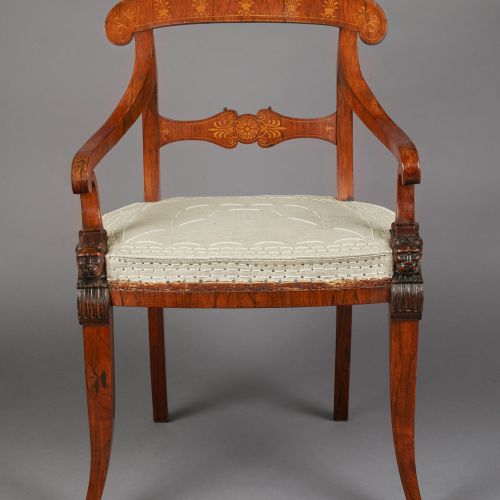 Image: Important Armchair, Most likely after a design of Karl Friedrich Schinkel (* 13. März 1781 in Neuruppin; † 9. Oktober 1841 in Berlin)  (Seating Furniture, Ref. 2891)