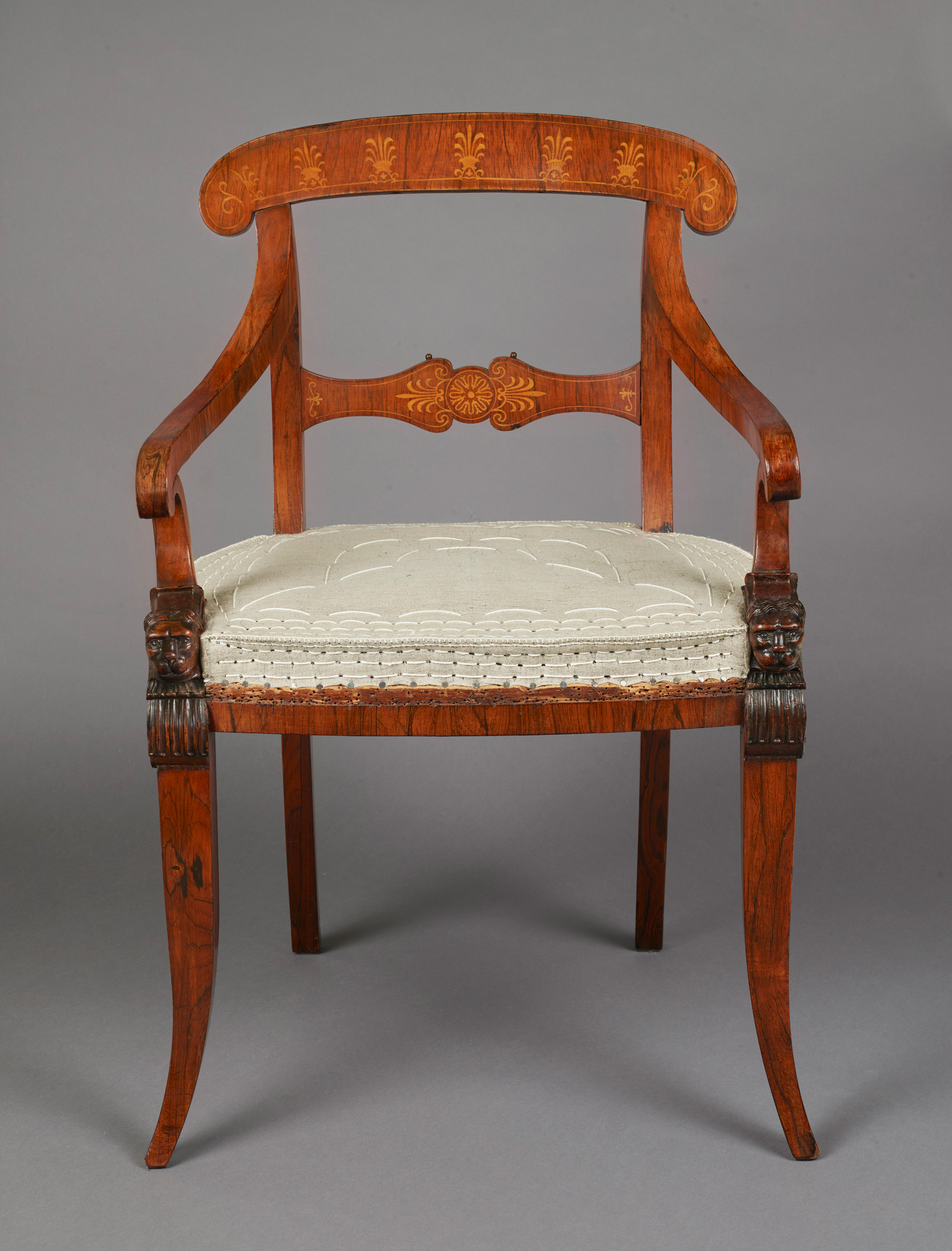 Image: Important Armchair, Most likely after a design of Karl Friedrich Schinkel (* 13. März 1781 in Neuruppin; † 9. Oktober 1841 in Berlin)  (Seating Furniture, Ref. 2891)
