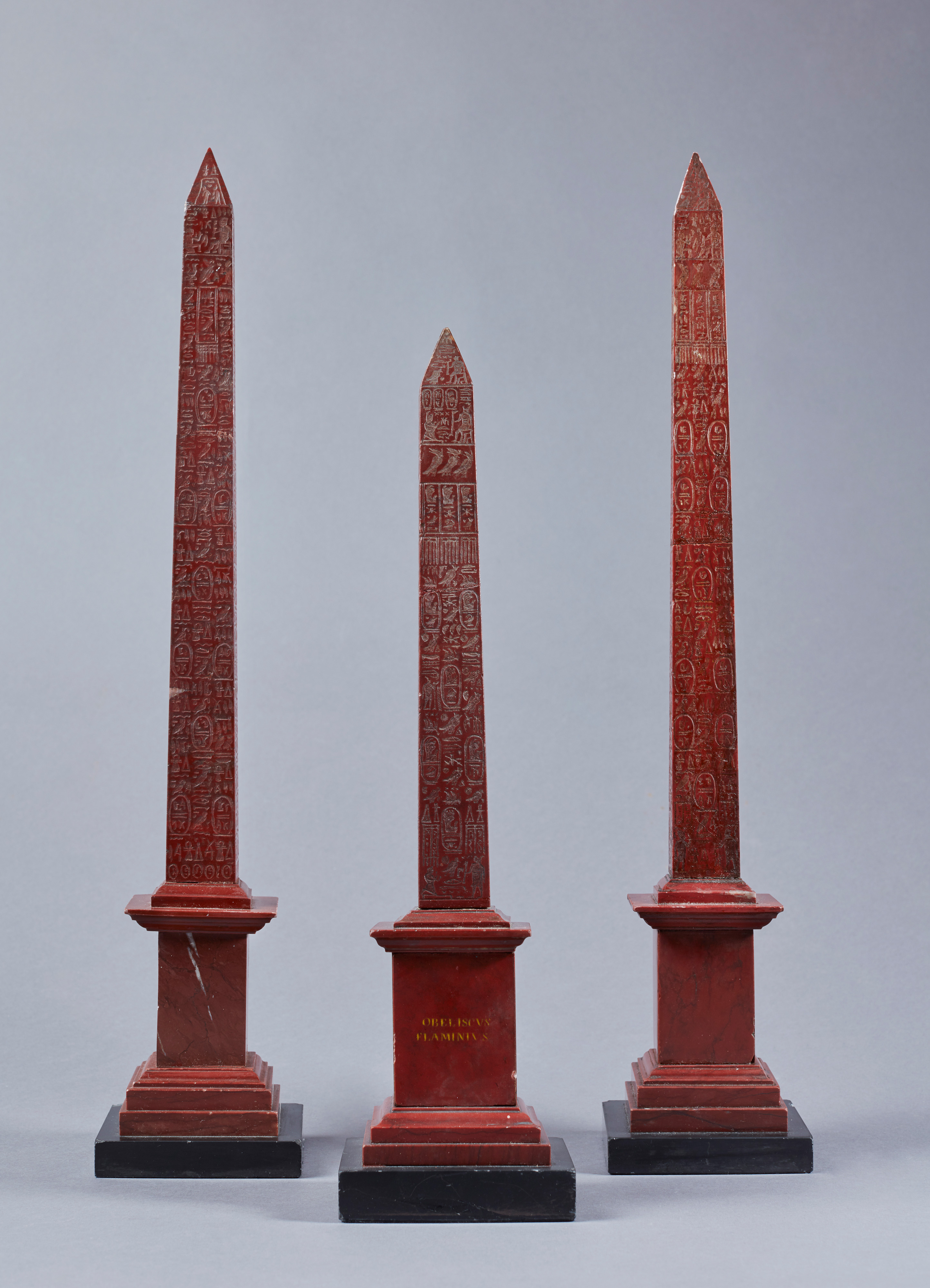 Image: Group of Three Grand Tour Obelisks (Works of Art, Ref. 2911)