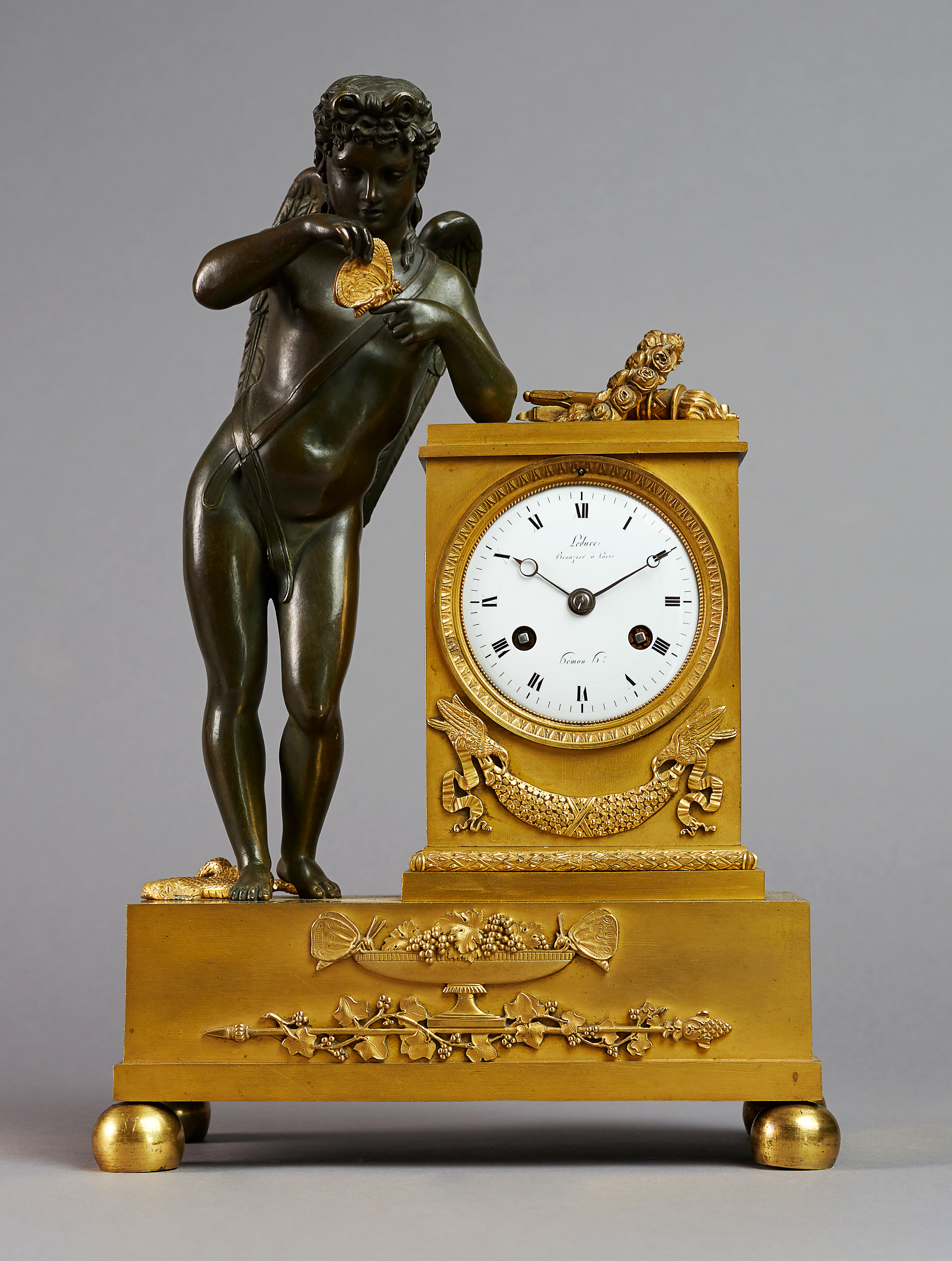 Image: Empire Mantel Clock Apollo, Ledure (bronzier) & Hémon (clockmaker)  (Clocks, Ref. 2920)