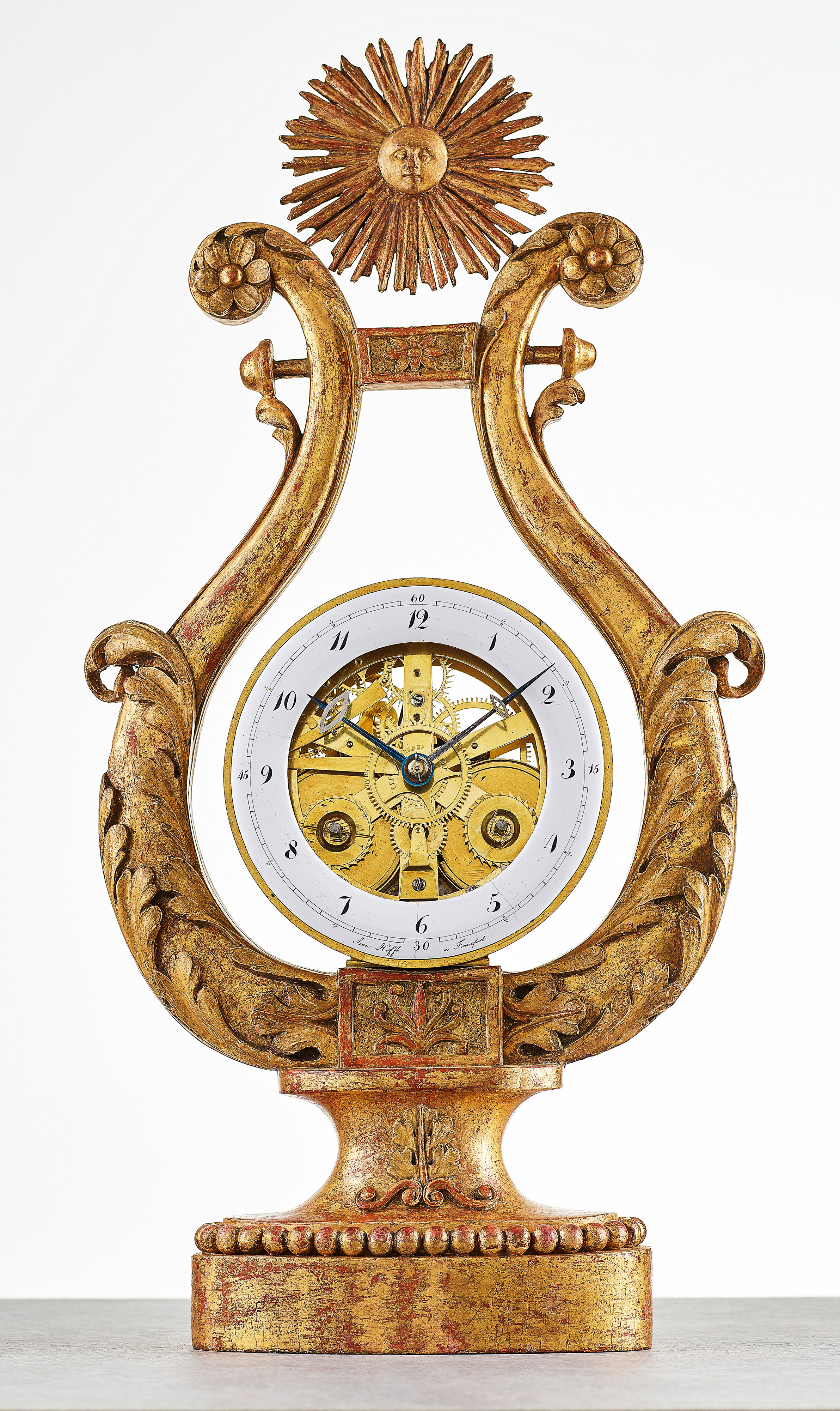 Image: Lyre Mantel Clock, Johann Hoff (1759-1836), town clockmaker  (Clocks, Ref. 3356)