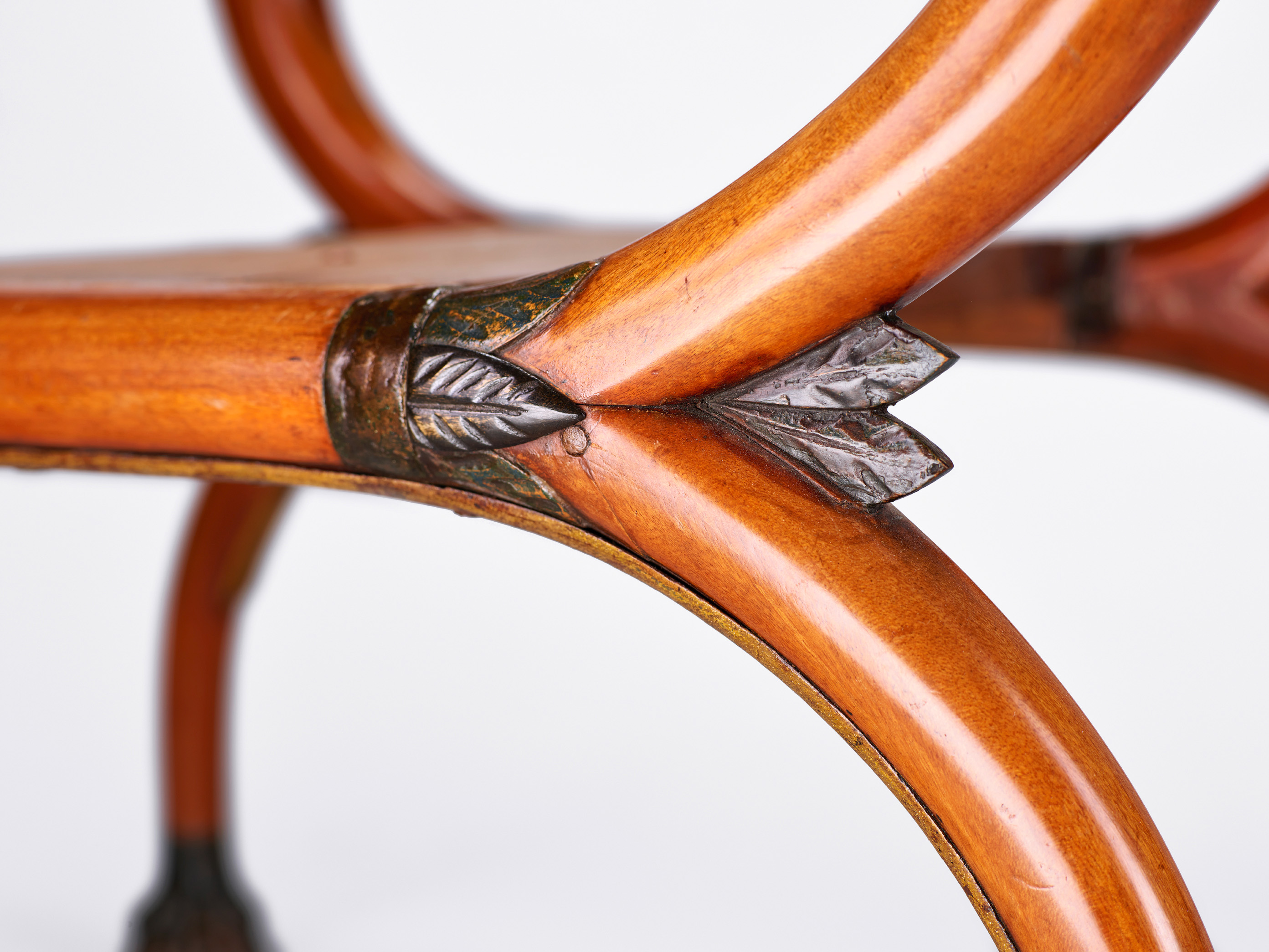 Pair of French Directoire Fauteuils en Curule. Possibly by George Jacob (1739-1831). Ref. 3600