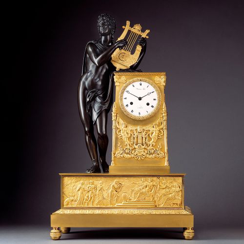 Image: Empire Mantel Clock, Apollo playing the Lyre  (Clocks, Ref. 1619)