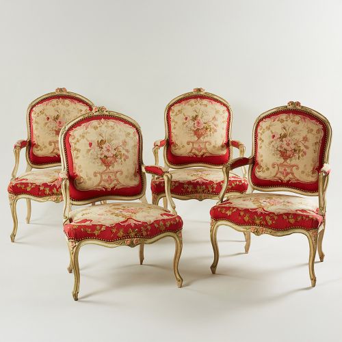 Image: Set Of Four Louis XV Fauteuils  (Seating Furniture, Ref. 1891)